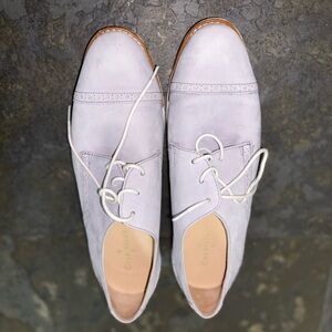 Cole Haan Lavender Lace-Up Flats